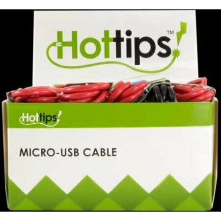 NAVAJO MFG Hottips Micro Usb Cable 3ft Assortment 24871